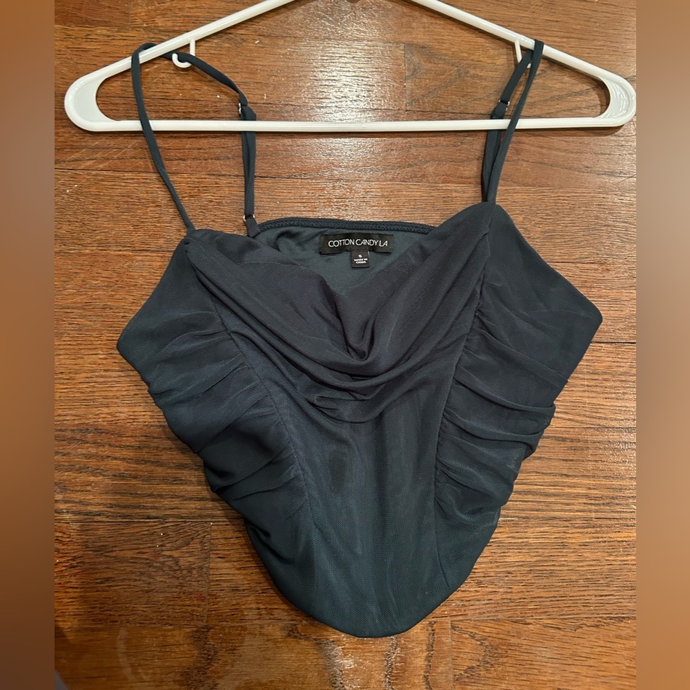 Dark Green Top